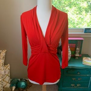 New York & Company Red Blouse
